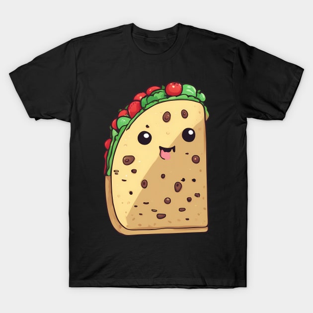 Kawaii Taco T-Shirt by animegirlnft